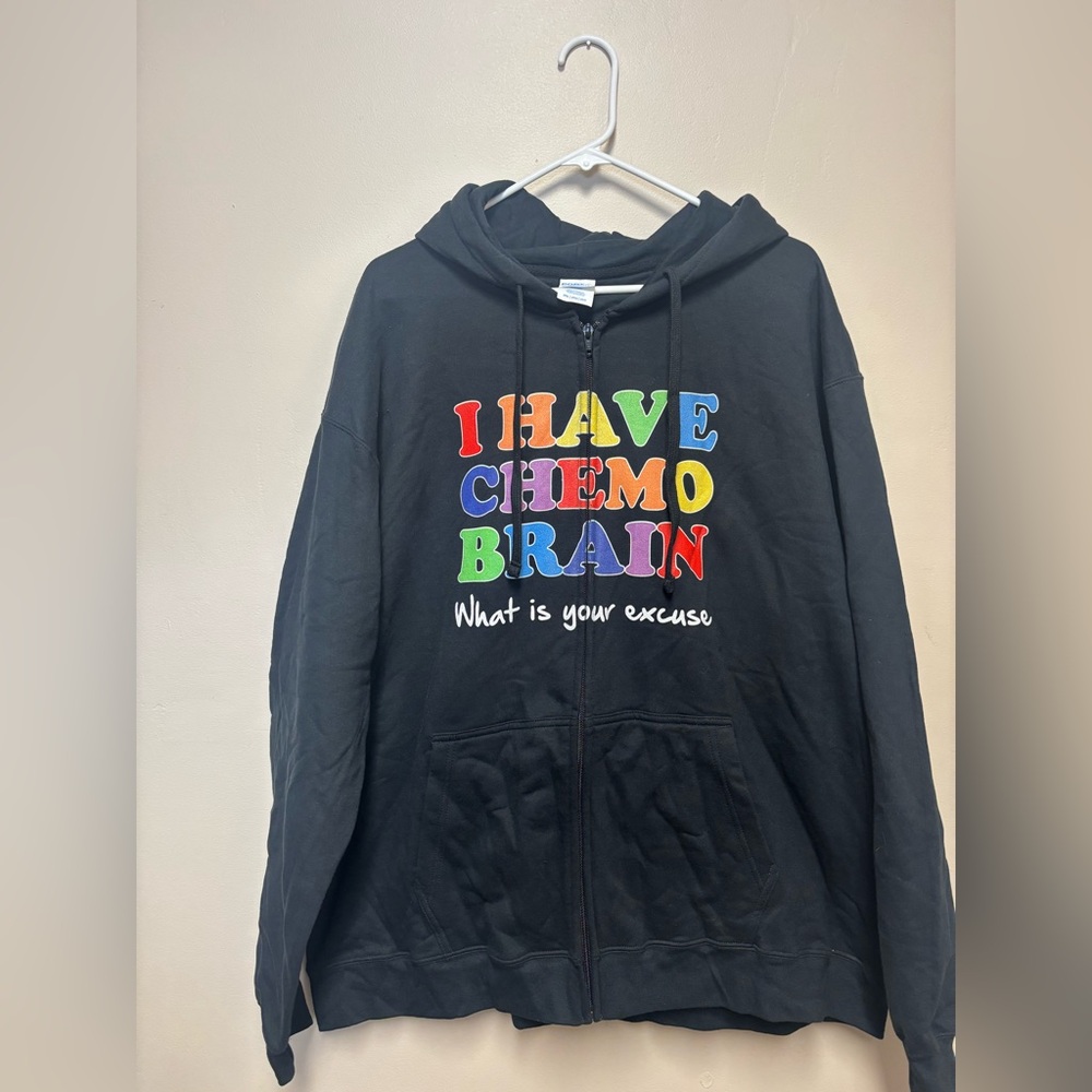 Black Zip-Up Hoodie